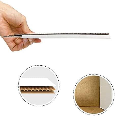 RLAVBL 9x6x2 Inches Shipping Boxes Set of 25, White Small Corrugated Cardboard Box, Mailer Boxes for Packing Small Business - Image 3