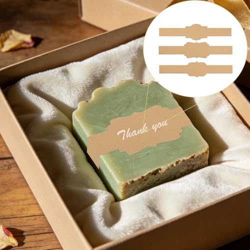 Brown Blank Kraft Soap Labels (Without Decoration) - Image 3
