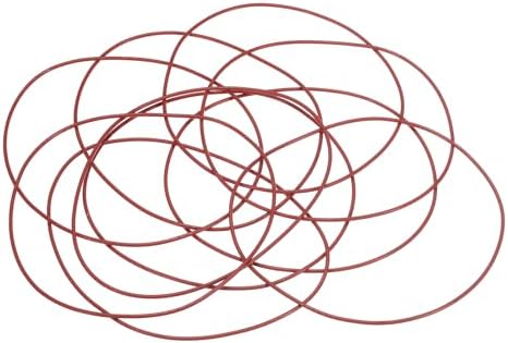 10pcs Silicone O-Ring 115.6x112x1.8mm Metric Sealing Gasket by Unknown