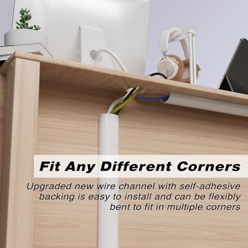 118" Silicone Cord Hider for Wall Mount TV,Large Self-Adhesive Cable Hider - Image 7