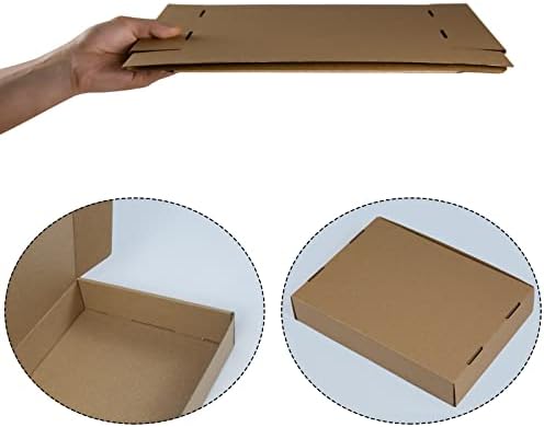 11x8x2 Inches Shipping Boxes Pack of 25, Brown Corrugated Cardboard Boxes for Small Bussiness - Image 4
