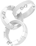 USB C to USB C Cable, 10FT Long USBC Cable for Apple, 3-Pack White by Unknown