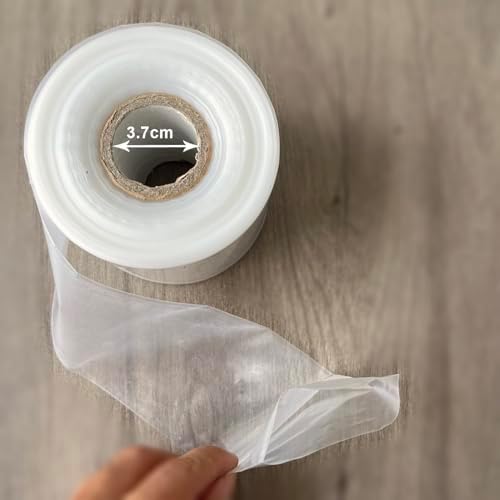 2 Mil Poly Tubing Roll for Packaging and Safe Storage of Food,3.1"Wx200'L - Image 2