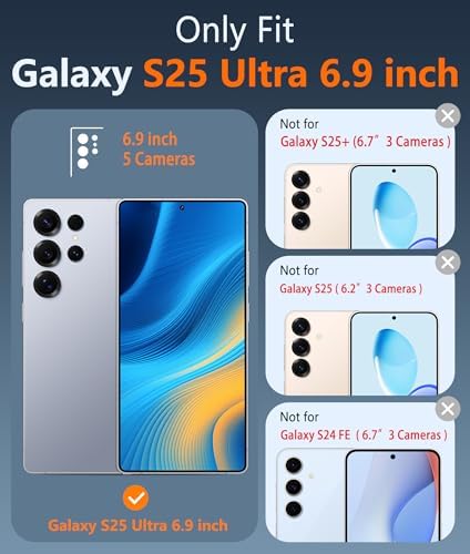FNTCASE for Samsung Galaxy S25-Ultra Case Clear Compatible with Magsafe - Image 2