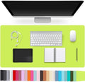 Leather Desk Pad Protector,Non-Slip Desk Pad(Kiwi Green, 23.6" x 13.7") by CADONO