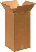 BOX USA 12 x 12 x 24 Corrugated Cardboard Boxes, Tall 12"L x 12"W x 24"H, Pack of 25 | Shipping, Packaging, Moving, Storage Box for Home or Business, Strong Wholesale Bulk Boxes by BOXUSA