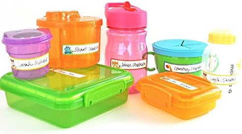 Bottle Labels, Write-On, Self-Laminating, Waterproof Kids Name Labels for Baby Bottles, Sippy Cup for Daycare School, Dishwasher Safe (Animal Friends), Made in The USA - Image 4