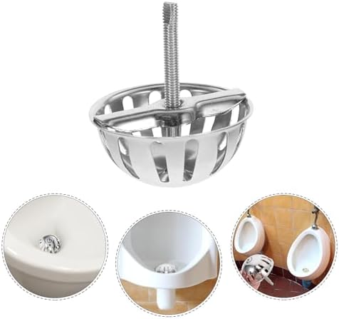 OUNONA 3-Pack Urinal Strainer Stainless Steel Urinal Drain Strainer with Polished Surface Accessories for Bathroom Toilet and Commercial Restrooms Easy to Clean and Install - Image 6