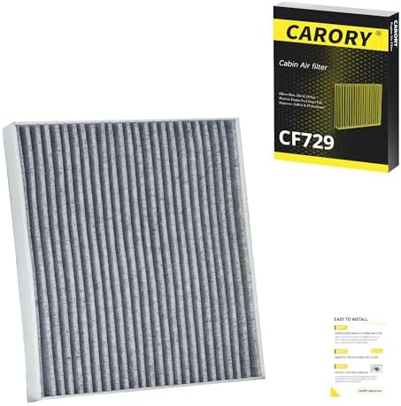 CARORY Cabin Air Filter for Dodge Journey 2009-2020, Avenger 2008-2014; Jeep Compass & Patriot 2007-2017 (Classic Style); Chrysler 200 2011-2014, Replace# CF10729, 05058693AA, CF729 by Carory