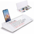 TSJ OFFICE Small Desktop Whiteboard -Glass Dry Erase Board Computer Keyboard Stand White Board Surface Pad with Drawer, Desk Organizers with Accessories for Office, Home, School Supplies - White by TSJOFFICE-WipeCleanThinkGreenWorkSmart