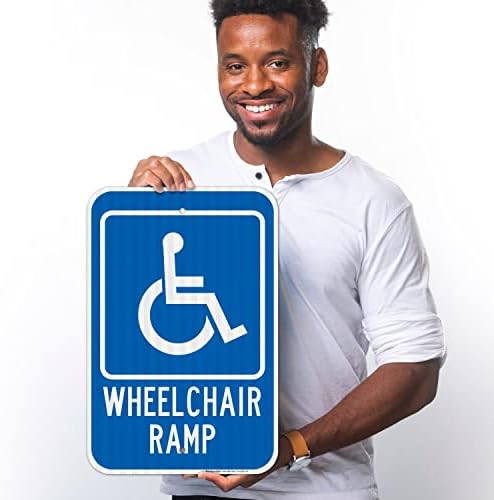 Wheelchair Ramp Sign, - Image 2