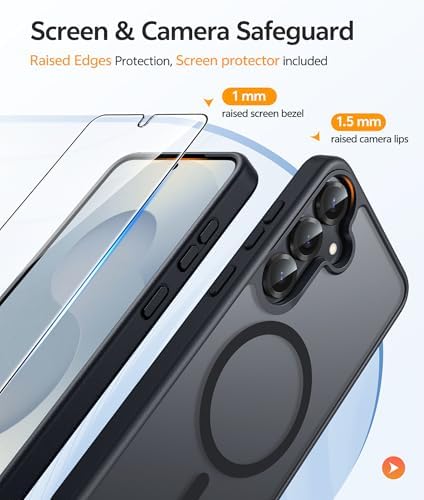 FNTCASE for Samsung Galaxy S25/S24 Plus Case, Fit Magsafe, Screen Protector - Image 4
