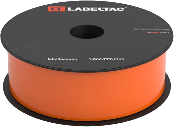 LabelTac LT4/LT4P/LTPX Label Supply 1.5" x 150' Orange by LabelTac