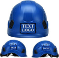 Customized Safety Hard Hat Construction Work Safety Helmet Adjustable Ratchet Suspension Full Brim with Abs Shell Construction hat by YOWESHOP