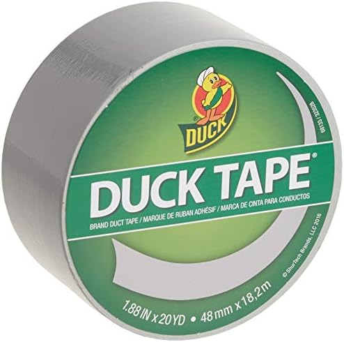 Duck Brand Colored Duct Tape, Dove Grey, 1.88 Inches x 20 Yards, Single Roll (285226) by DuckBrand