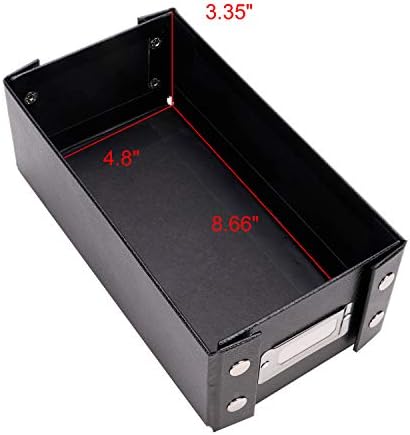 Snap-N-Store 3x5 Index Card Holder Storage Box, 2-Pack, Collapsible, Black - Image 3