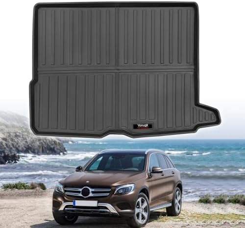Custom 2016-2022 Mercedes-Benz GLC250 GLC300 GLC350 GLC43 AMG GLC Class Cargo Mats Trunk Liner All Weather TPE Protection Mat Accessories (for 2016-2022 Benz GLC) by Yonugli