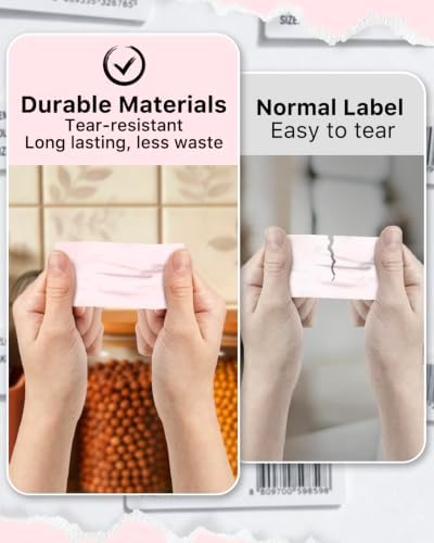 iEager 3x1 Inch Thermal Labels, Pink Durable Thermal Printer Stickers - Image 4