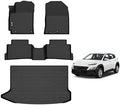 AIPOIL® Custom Fit TPE Floor Mats & Cargo Liners for 2018-2023 Hyundai Kona & 2022-2023 Hyundai Kona N (Not EV), All-Weather Waterproof Stain-Resistant Durable Raised Edge Black Full Car Accessories by AIPOIL