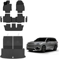 Auxko Floor Mats Cargo&Backrest Mat for Lexus TX 2026-2024 6-Seater by AUXKO