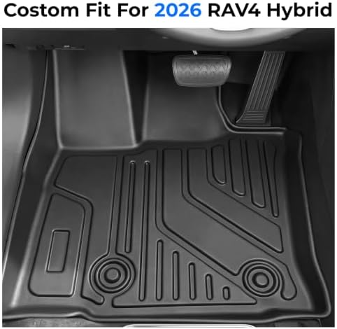 All-Weather Floor Mats & Cargo Liner for 2026 Toyota RAV4 Hybrid - Image 2