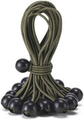 30 Pack Ball Bungee Cord, Heavy Duty Bungie Cord Balls (6",Olive Green) by Unknown