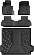 AOMSAZTO Floor Mats for BMW X5 2014-2018 (F15) 4PCS with Cargo Liner by AOMSAZTO