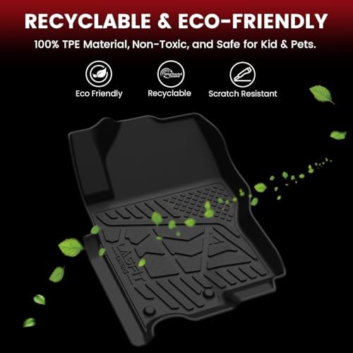 LASFIT Floor Mats for Nissan Frontier King Cab 2026 2025 2024 2023 2022 - Image 6