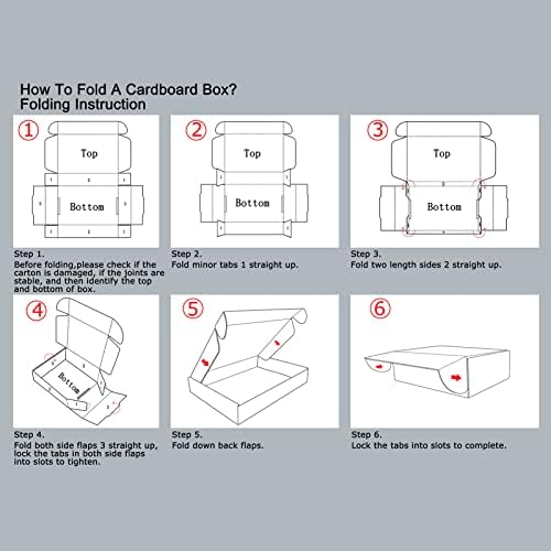 EXYGLO Shipping Cardboard Boxes for Small Business, Packing and Mailing, 8x8x4 - Pack of 25, Black - Image 6