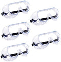 5 Pack Safety Goggles, Protective Safety Glasses, Soft Crystal Clear Eye Protection - Perfect for Construction, Shooting, Industrial, and More by YunTuo