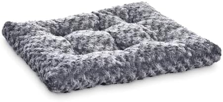 Amazon Basics Washable Cat and Dog Bed and Crate Pad, Indoor, 46 x 29 x 4 inches, Gray by AmazonBasics