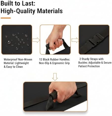 Heavy Duty Rescue Patient & Pet Stretcher Gurney, 400 lbs, 2 Pack - Image 3