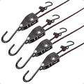 1/4" Ratchet Straps, Ratchet Rope Tie Down, Kayak Tie Down Straps by EVMANZ