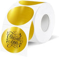 1.5 Inch Thermal Labels,Holographic Circle Direct Thermal Stickers,for Address Design DIY Logo Business(300 pcs/Brushed Gold) by Unknown