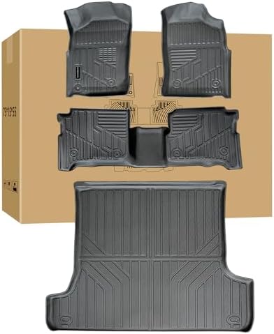 All-Weather Floor Mats for Toyota 4Runner (1996 1997 1998 1999 2000 2001 2002) - 3rd Gen 4Runner Customized Protection, Lasting Durability by SANBAN-AXE
