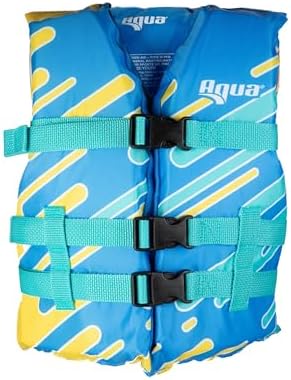 Aqua Oceans 7 Life Jacket for Kids - US Coast Guard Approved Life Vest for Infant, Child & Youth Boys and Girls, Open-Side PFD for Boating, Swimming & Water Sports - Image 3