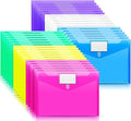 Sooez 36 Pack File Folders, Clear Poly Envelopes Plastic Folders A4 Pouch by Sooez