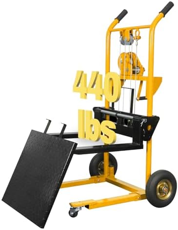Apollo Material Lift Stacker, Pallet Truck Dolly 440lbs Cap. 35.4" Max Lift by APOLLO