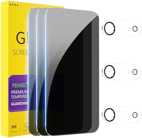 PEHAEL for iPhone Air/17 Air Privacy Screen Protector+Camera Lens Protector by PEHAEL