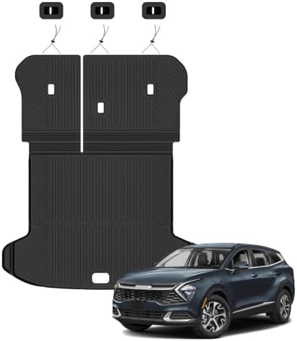 AUXKO All Weather Cargo Mat Backrest Mat for Kia Sportage 2023-2026 2027 by AUXKO
