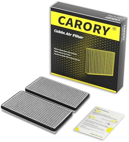 CARORY Cabin Air Filter w/Activated Carbon for Chevy, GMC, Cadillac Select Models - Silverado 1500/2500, Suburban, Avalanche 1500, Tahoe, Sierra 1500, Yukon, Escalade, and More, CF791 by Carory