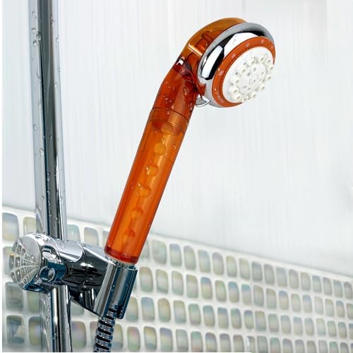 Ronaqua Filtered Handheld Shower Head with Vitamin C – Reduces Chlorine & Impurities, Prevents Dry Skin & Hair, 8 Spray Settings, Easy Installation (Orange) - Image 6