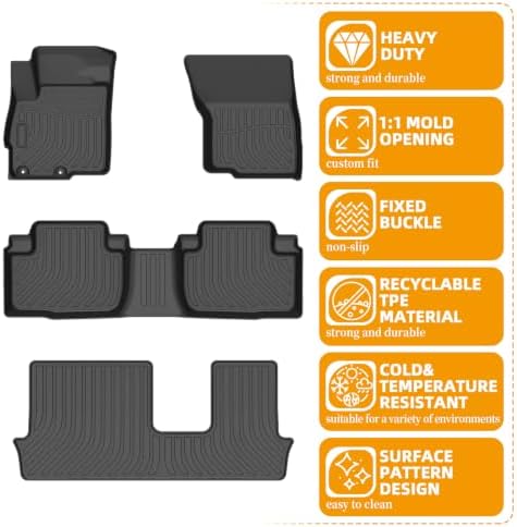 Floor Mats for Mitsubishi Outlander 2014-2021, NOT for Outlander PHEV - Image 6