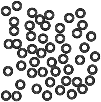 Nitrile Rubber O-Rings 7.15mm OD 3.55mm ID 1.8mm Width, Metric Sealing Gasket for Plumbing, Gas, Automotive and Faucet Repair, Pack of 50 by HUANLING