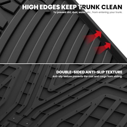 LASFIT Cargo Mat for Jeep Wrangler JL 2018-2026 4 Doors Without SUBWOOFER - Image 6