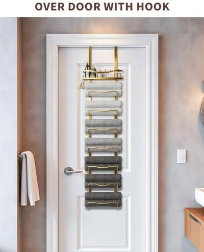 Aetyord Hanging Towel Racks for Bathroom Storage - Image 2