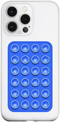 LvShuLiangPin Anteel Silicone Suction Phone Case Mount, Silicon Adhesive Phone Accessory for Smartphones, Hands-Free Mirror Shower Phone Holder for Selfies, Tiktok Videos (Dark Blue) by LvShuLiangPin