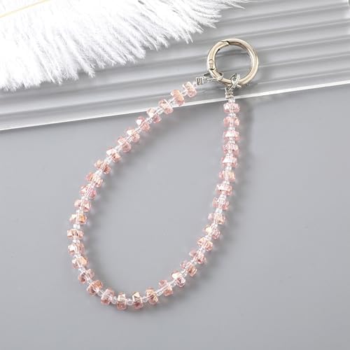 TENOC Beaded Phone Wrist Strap, Pink - Image 4