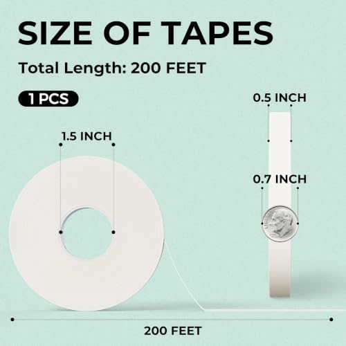 Artist Tape for Watercolor Paper, 1/2 inch Wide 200FT Long - Image 2