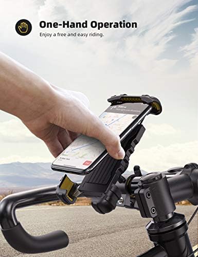 Lamicall Bike Phone Holder Motorcycle Mount - One-Hand Operation, Lockable - Image 2